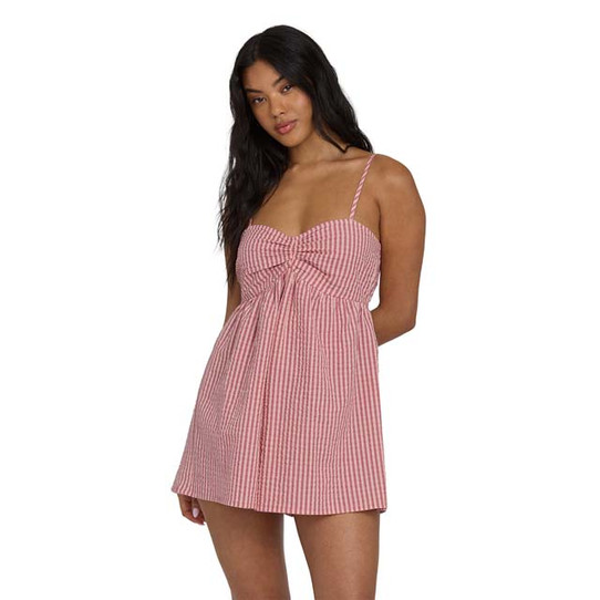 Billabong Women's Star Glow Romper Pink Sunset full length