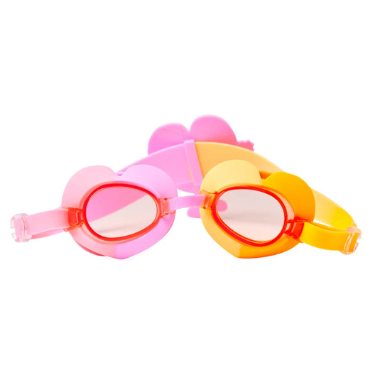 Sunny Life Kids' Poppy The Peach Swim Goggles fit view