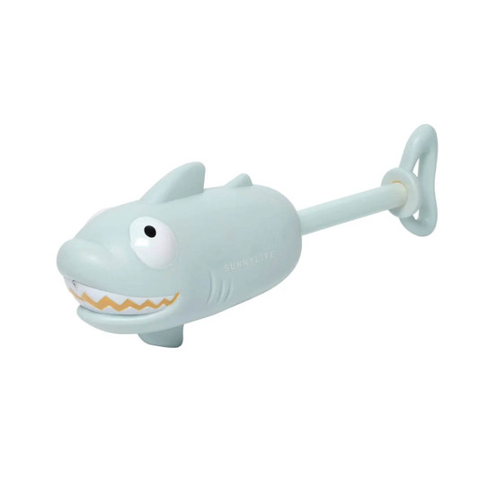 Sunny Life Kids' Water Squirter Toy in Blue Shark colorway detail
