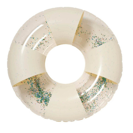 Sunny Life Tube Pool Ring in Cotton Candy Glitter