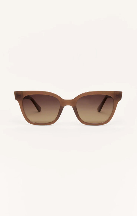 Z Supply Women's High Tide Polarized Sunglasses in Taupe - Gradient Polarized