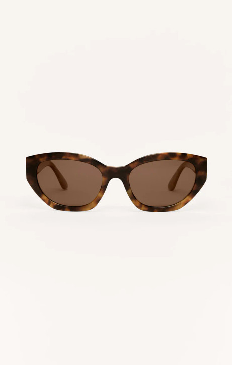 Z Supply Women's Mirage Polarized Sunglasses in Brown Tortoise - Brown