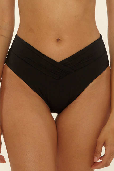 The Becca Women's Color Code American Bikini Bottoms in Black