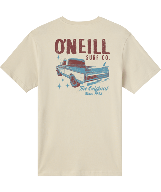 O'Neill Men's Open Road Classic Tee - Light Khaki