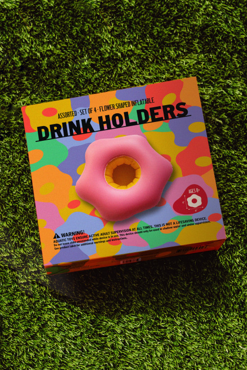 El Arroyo Fiesta Floral Drink Holder Float Set