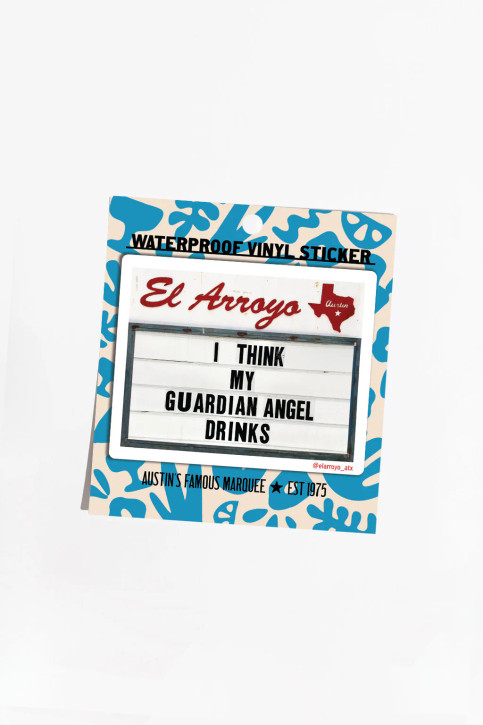 El Arroyo Guardian Angel Sticker
