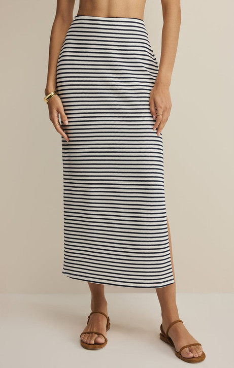 Z Supply Women's Ainslie Stripe Midi Skirt