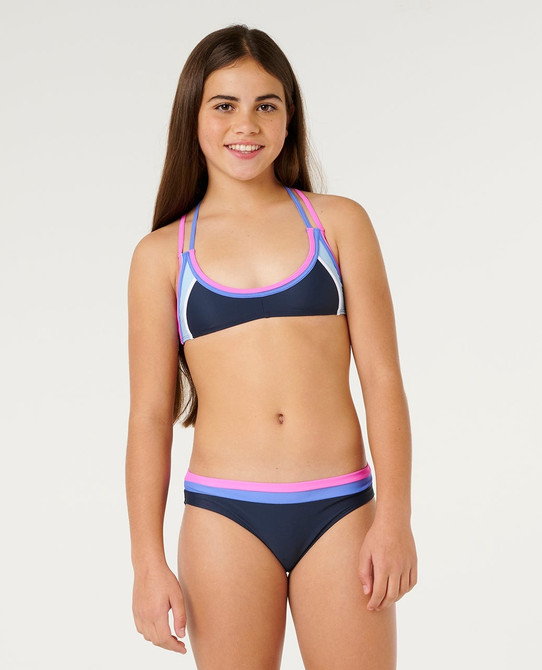 Rip Curl Girls' Surf Revival Bikini Set