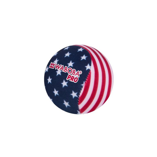 Waboba Water Bouncing Stars & Stripes Pro Ball side view