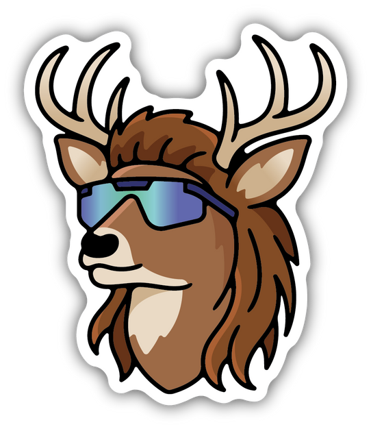 Stickers Northwest Buck With Mullet Sticker vinyl decal