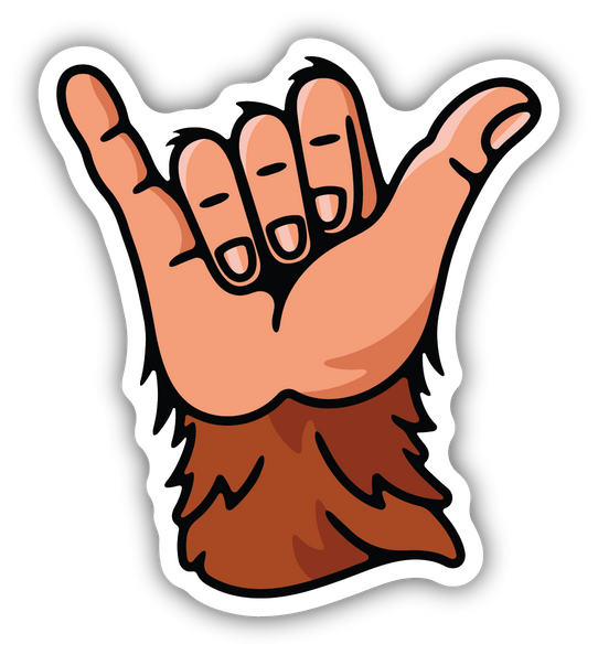 Stickers Northwest Sasquatch Shaka Sticker