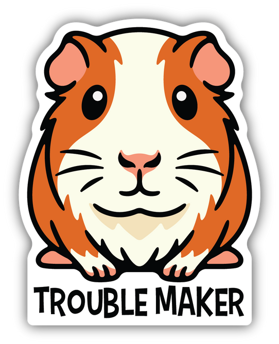 Stickers Northwest Trouble Maker Guinea Pig Sticker