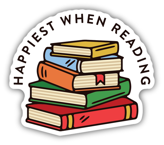 Stickers Northwest Happiest When Reading Sticker
