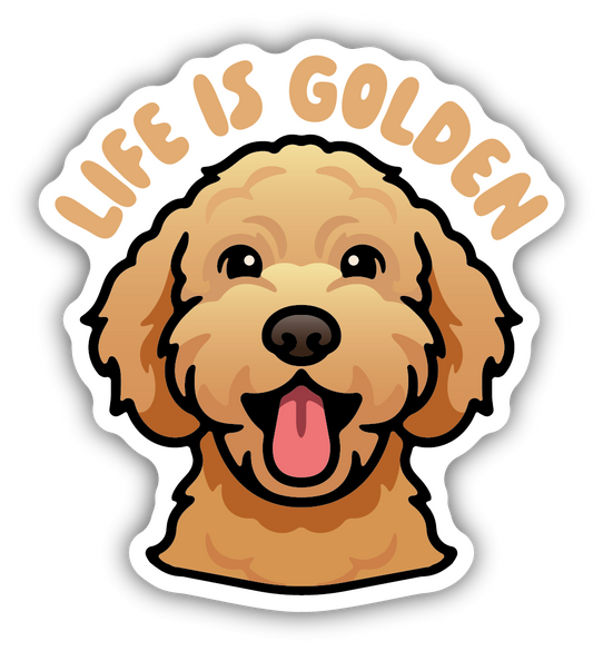 Stickers Northwest Life Is Golden Sticker gold