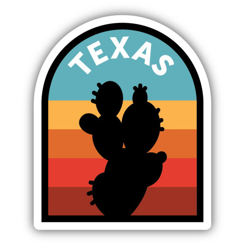 Stickers Northwest Texas Prickly Pear Crest Sticker