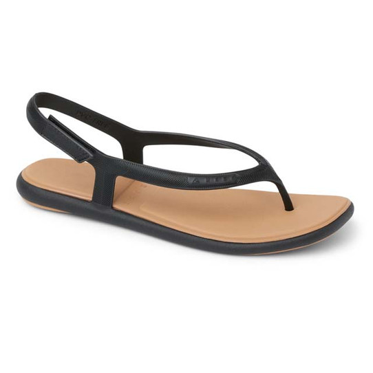 Reef Water Willow Maya Sandals Black and Tan front view