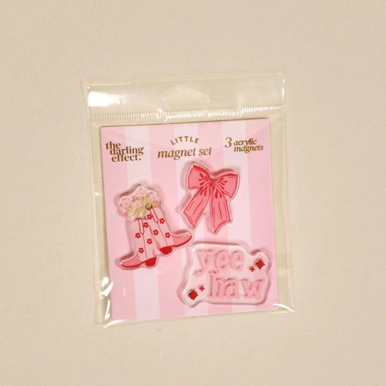 The Darling Effect Little Magnet Set - Howdy Honey