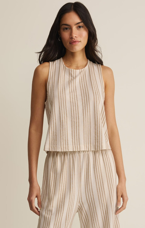 Z Supply Sloane Knit Striped Tank Top detail view