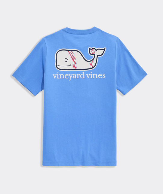 Vineyard Vines Boys' Baseball Whale Pocket Tee colorway 3V013285 2 product shot