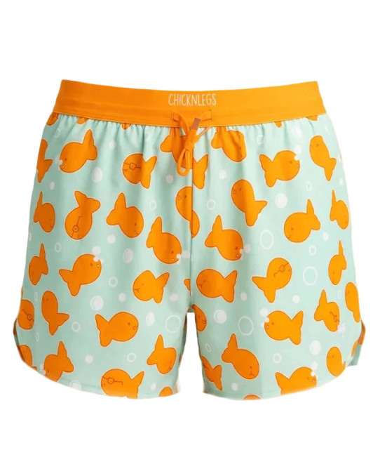 ChicknLegs Men's Goldfish 5" Running Shorts front view