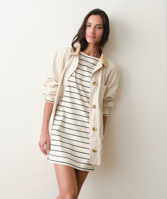 Marine Layer Women's Boatneck Mini Dress