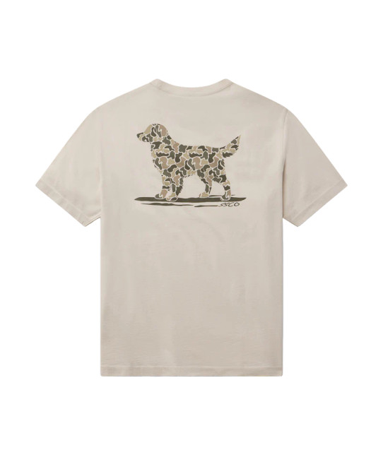 Southern Shirt Boys' Camo Retriever Tee Moonlight Back front view