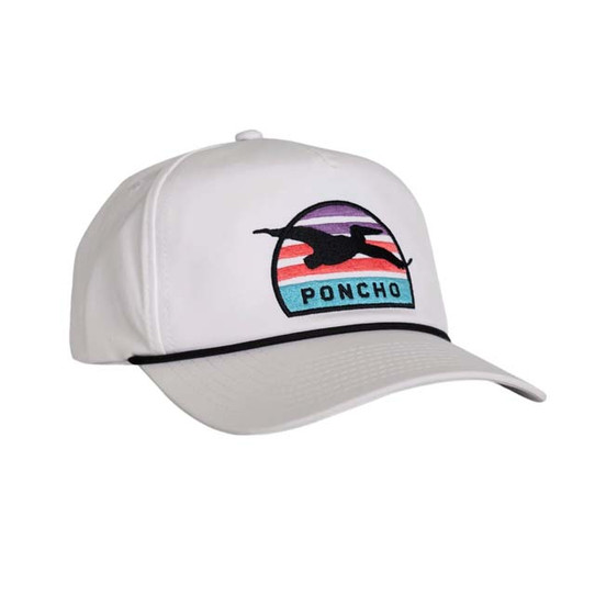 Poncho Outdoors Pelican Rope Hat white front