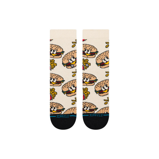 Stance Kids' Combo Meal Crew Socks Tan Front