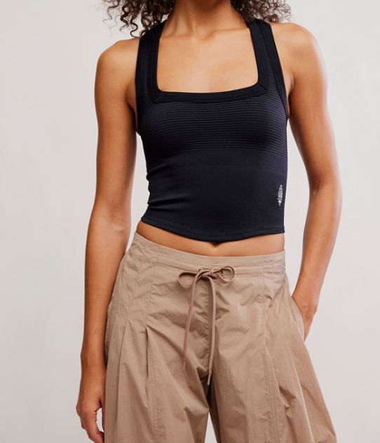 FP Movement New Heights Cami Black front view