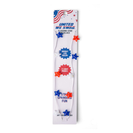 Patriot Pride Light-Up Necklace USA LUNK
