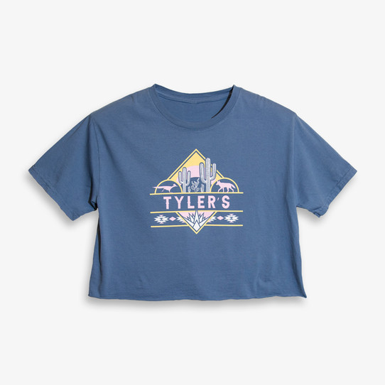 TYLER'S Women's Tombstone Crop Tee