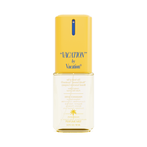 Vacation Body Mist fragrance bottle displayed against a plain white background