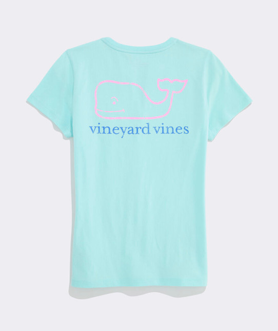 Vineyard Vines Women's Two-Tone Vintage Whale Tee