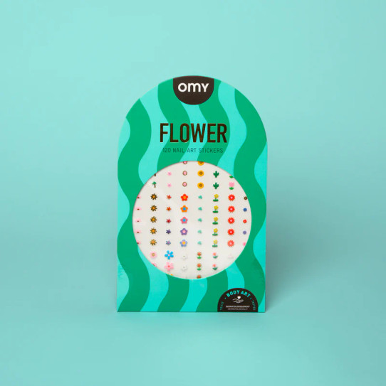 OMY Flower Nail Stickers