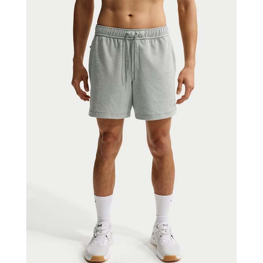 Nike Men's Primary NanoKnit 7" Performance Shorts in Smoke Grey/Heather, front view
