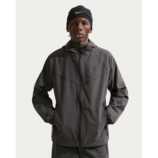 Nike Men's Tech Dri-FIT Windrunner Jacket Anthracite/Black front detail