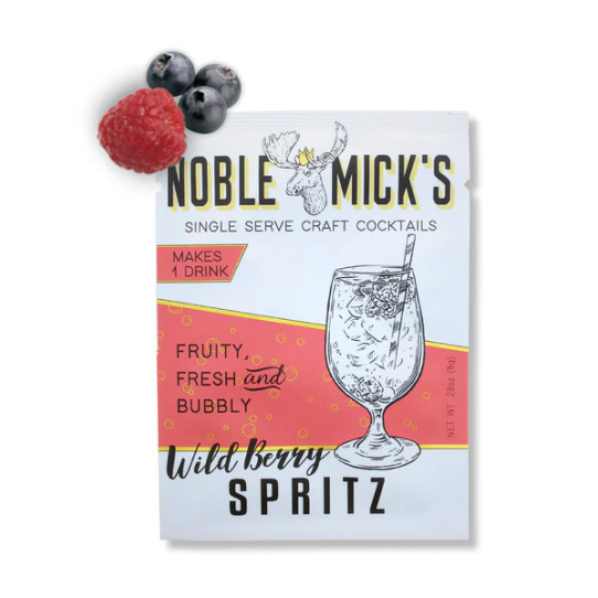 Noble Mick's Wild Berry Spritz Single Serve Cocktail Mix