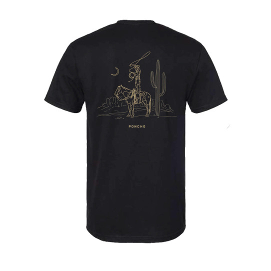 Poncho Outdoors The Cowboy Moon Tee CowboyMoon Front back view