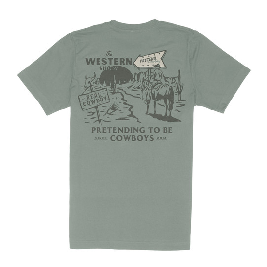 Sendero Provisions Co. Western Show Tee Laguna back