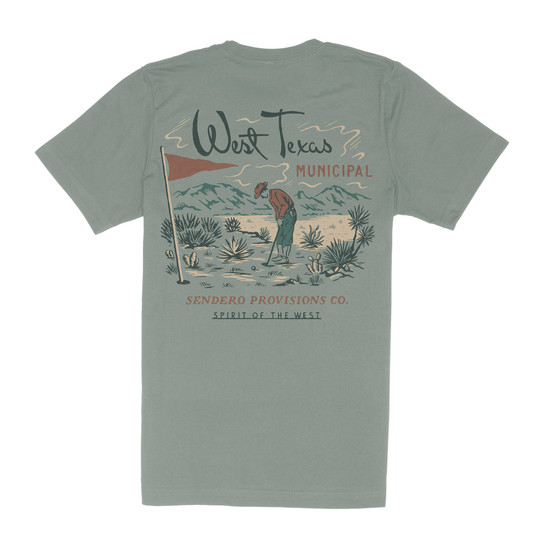Sendero Provisions Co. West Texas Municipal Tee Laguna front