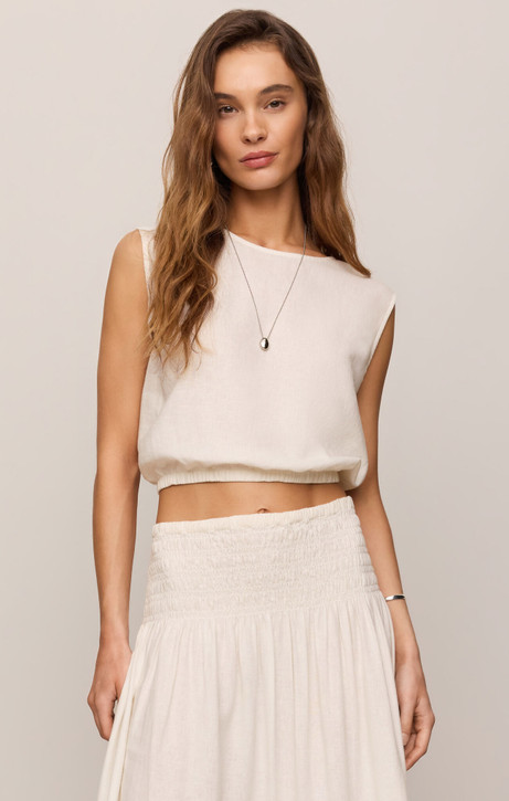 Z Supply Women's Merit Top MERIT WHITE Front