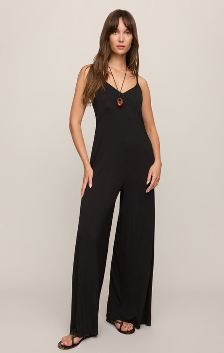Z Supply Leyla Jumpsuit Leyla Black front