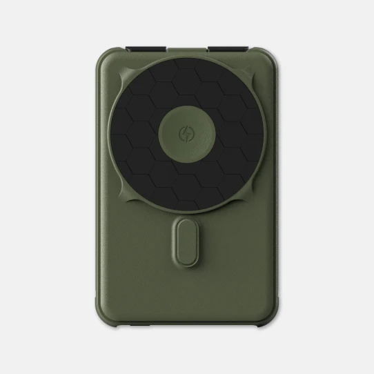 The Ridge Magnetic Power Bank in Matte Olive