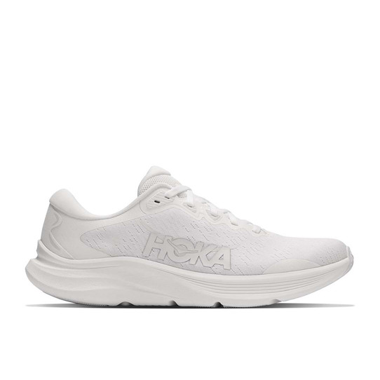 Hoka Women's Solimar 2 Running Shoes White/White side view