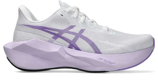 Asics Women's Novablast 6 Murasaki/White side view