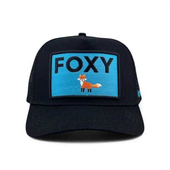 Soulbyrd Women's Foxy Trucker Hat in Black