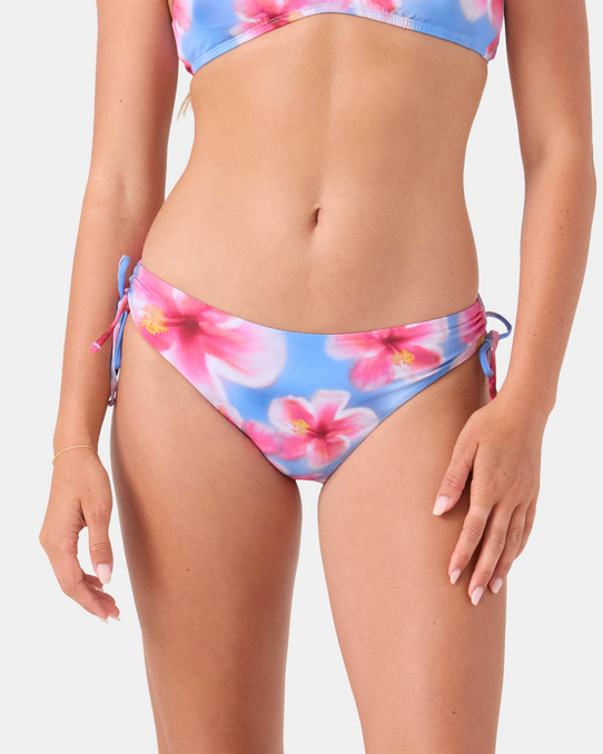 Roxy Women's Hibiscus Daze Hipster Bikini Bottoms 434007467 B9H front view