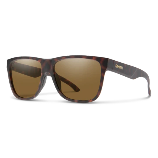 Smith Optics Lowdown XL 2 Polarized Sunglasses in Matte Tortoise/Brown detail view