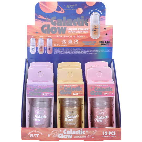 Galactic Glow Liquid Roller Highlighter full view