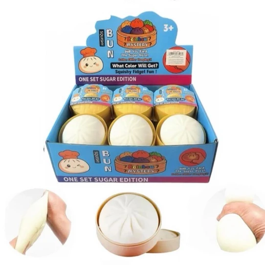 Color Changing Rainbow Mystery Dumpling Squishy Squeeze Toy